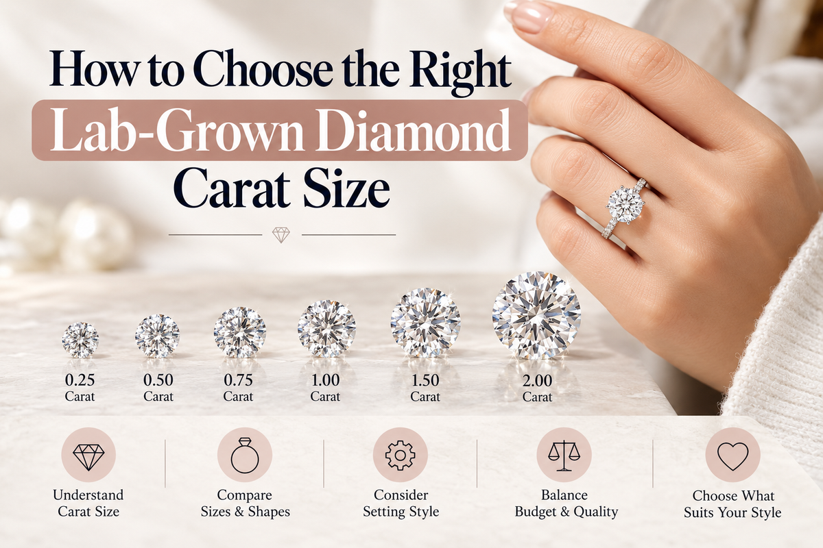 How to Choose the Right Lab-Grown Diamond Carat Size
