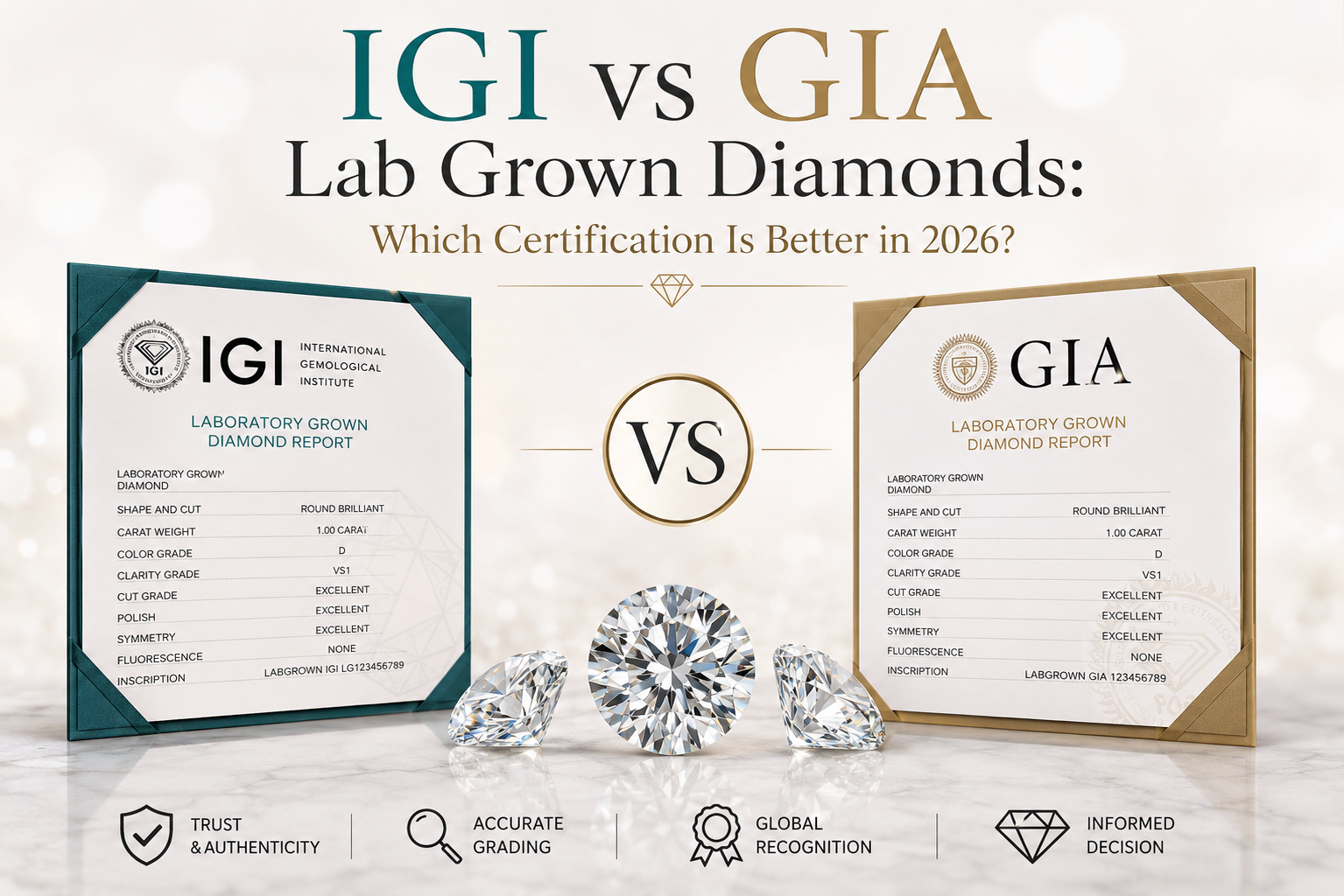 IGI vs GIA Lab Grown Diamonds