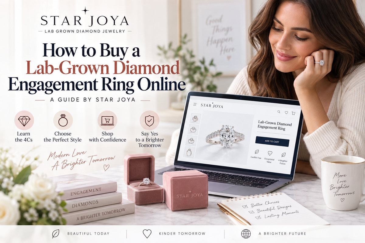 How to Buy a Lab-Grown Diamond Engagement Ring Online