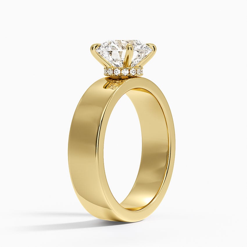 Diamond Solitaire Men's Engagement Ring