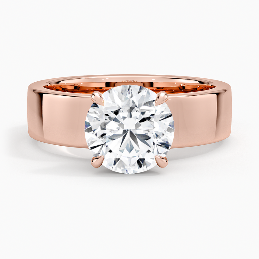 Diamond Solitaire Men's Engagement Ring