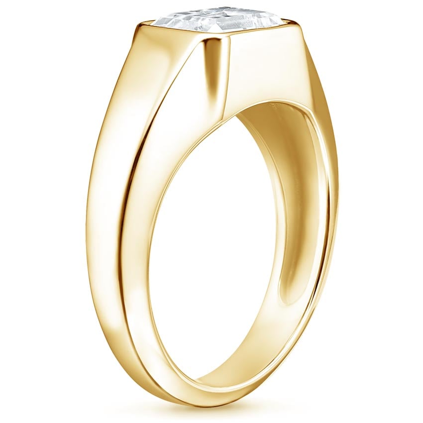 Haiden Bezel Ring in 18K Yellow Gold