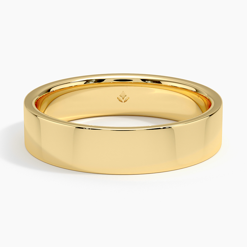 Mojave 5mm Wedding Ring in 14K Yellow Gold