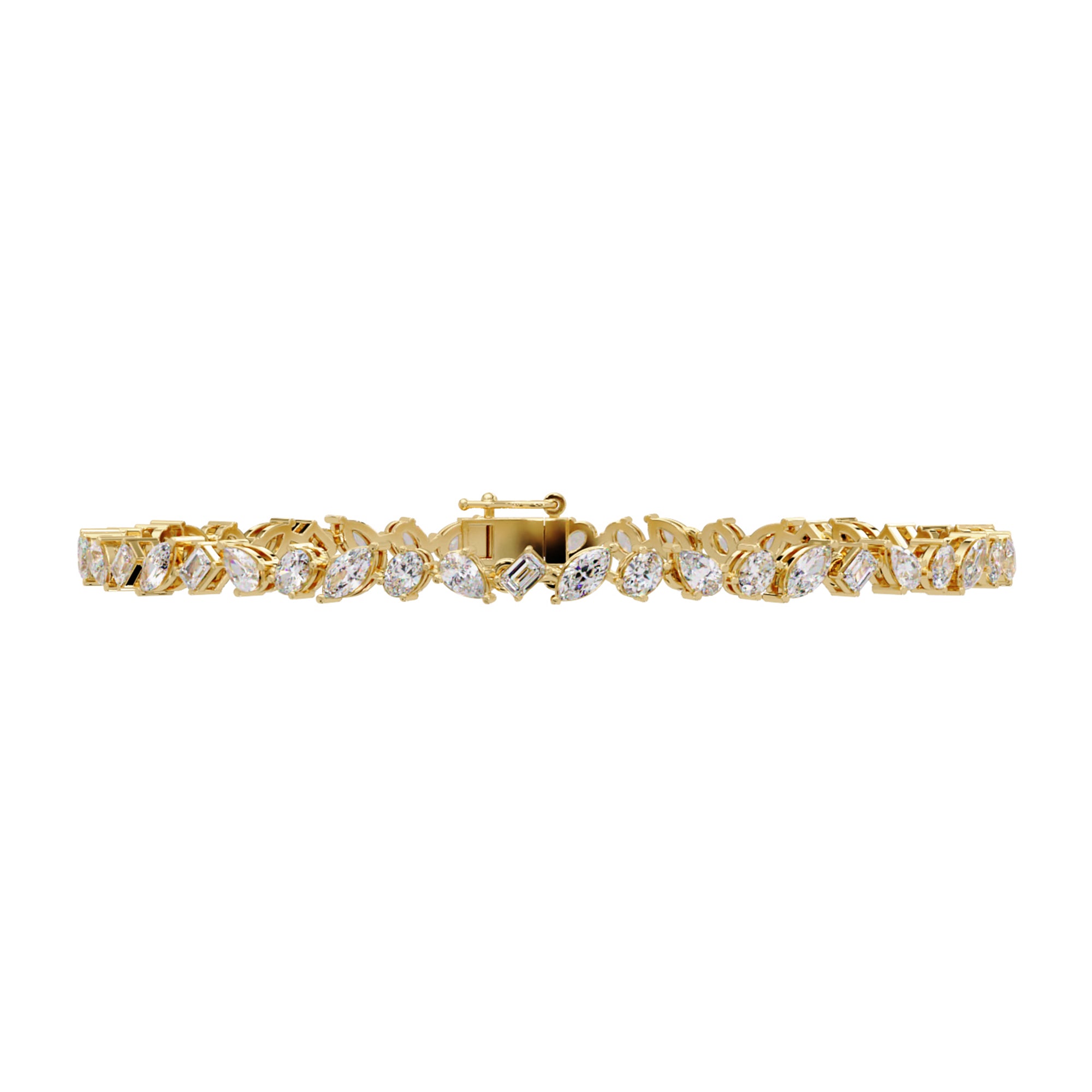 Lab Grown Diamond 4.00 CTW Bracelet-925 Sterling Silver
