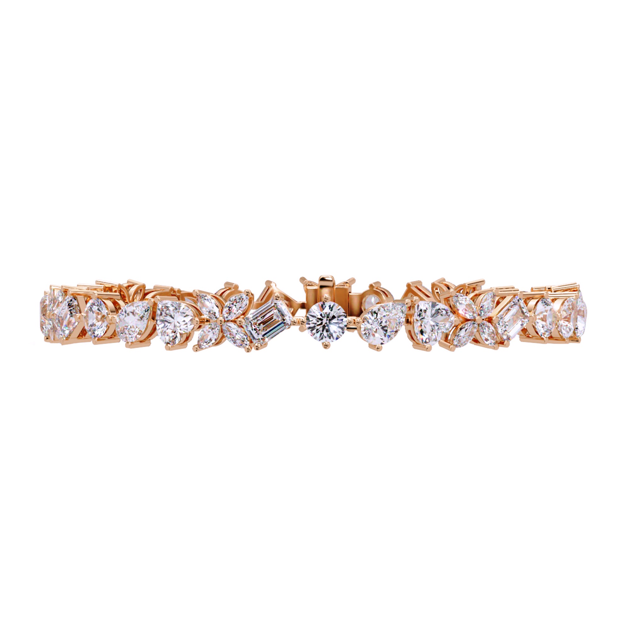Lab Grown Diamond 9.50 CTW Tennis Bracelet-925 Sterling Silver