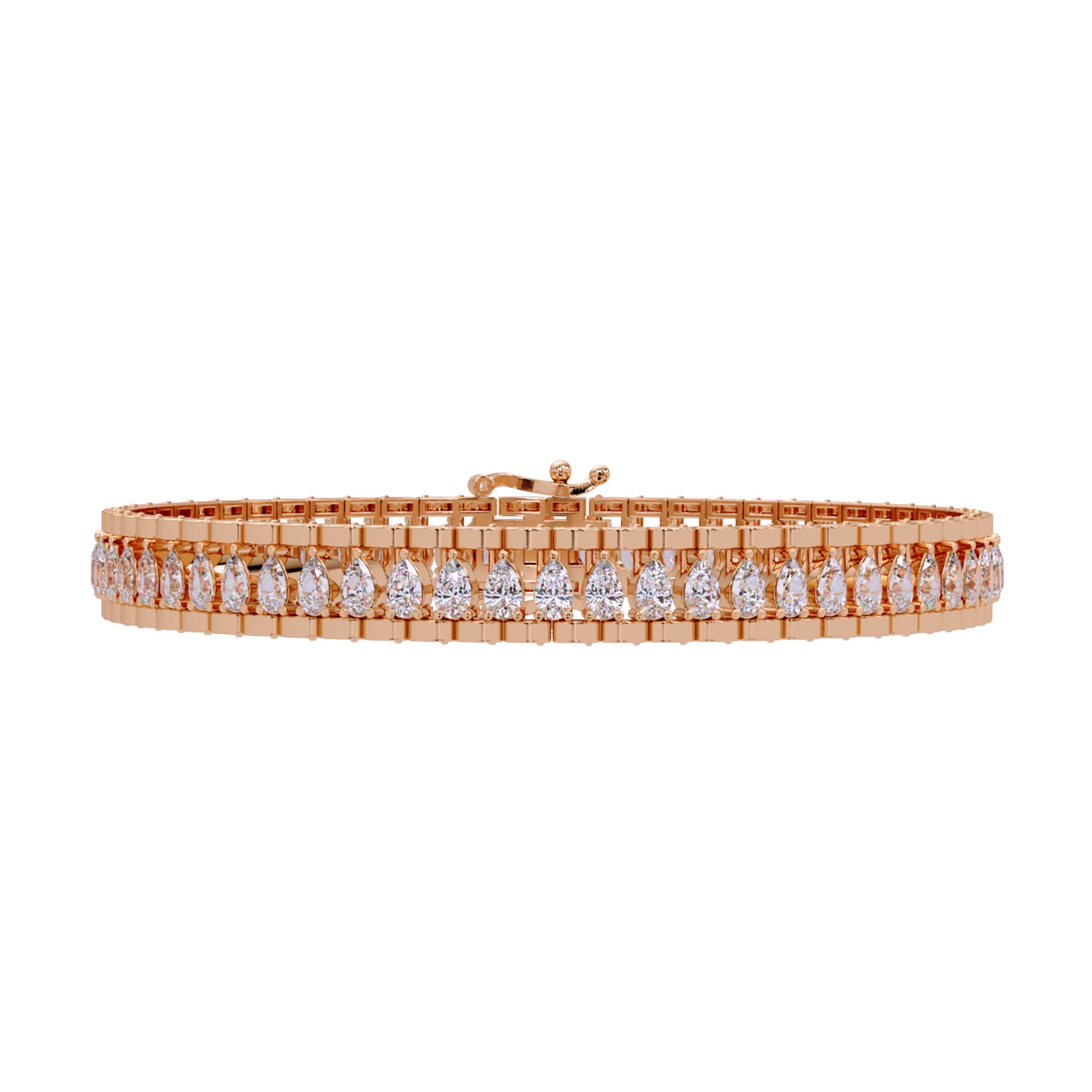 Lab Grown Diamond 6.00 CTW Double-Row Tennis Bracelet -925 Sterling Silver