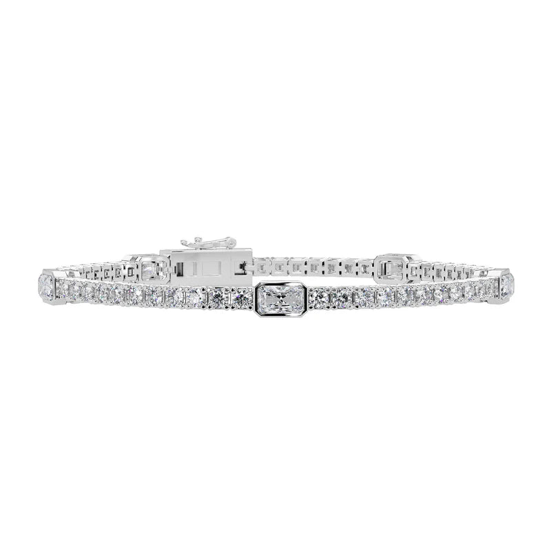 White Gold Diamond Engagement Ring Round Cut Halo Design