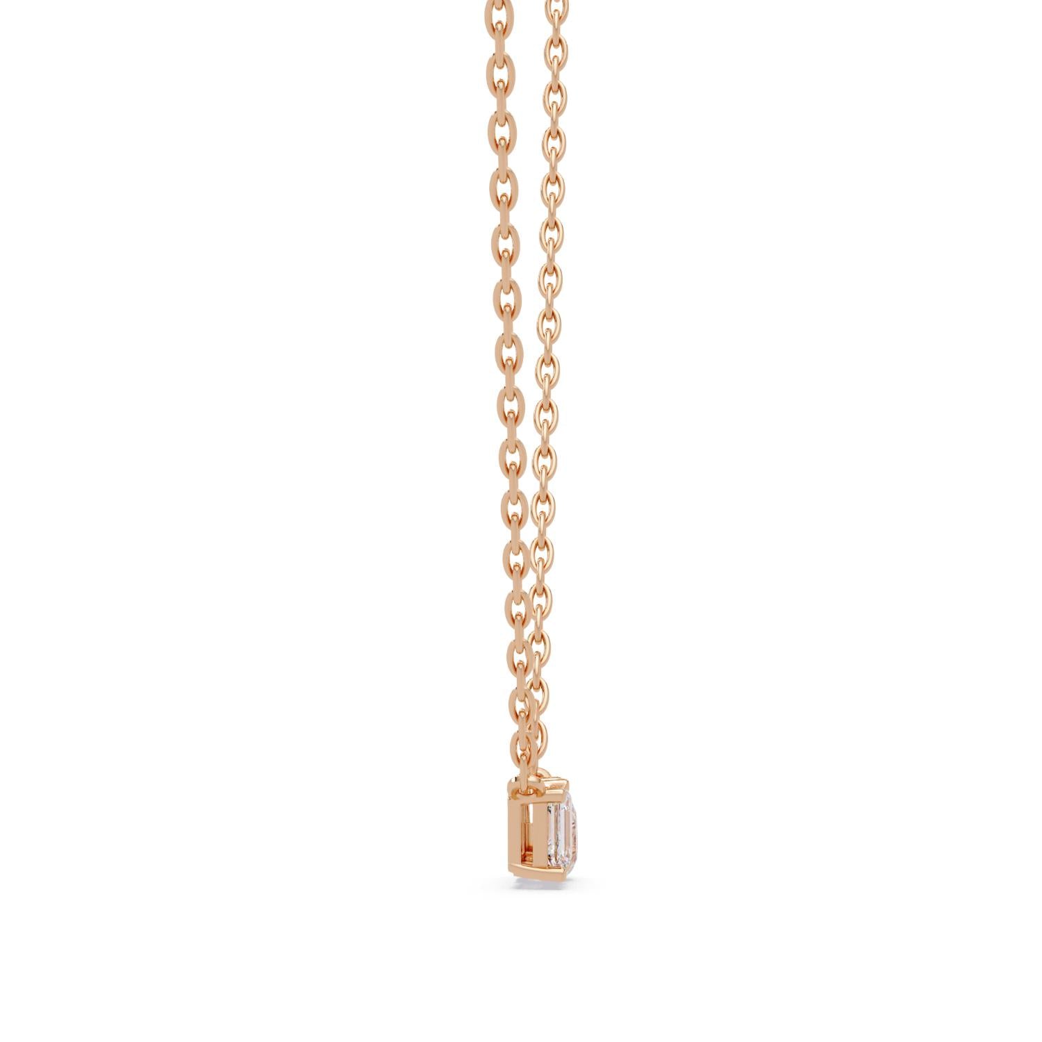 3.80 Ct Lab Grown Diamond Two Stone Necklace- Sterling Silver