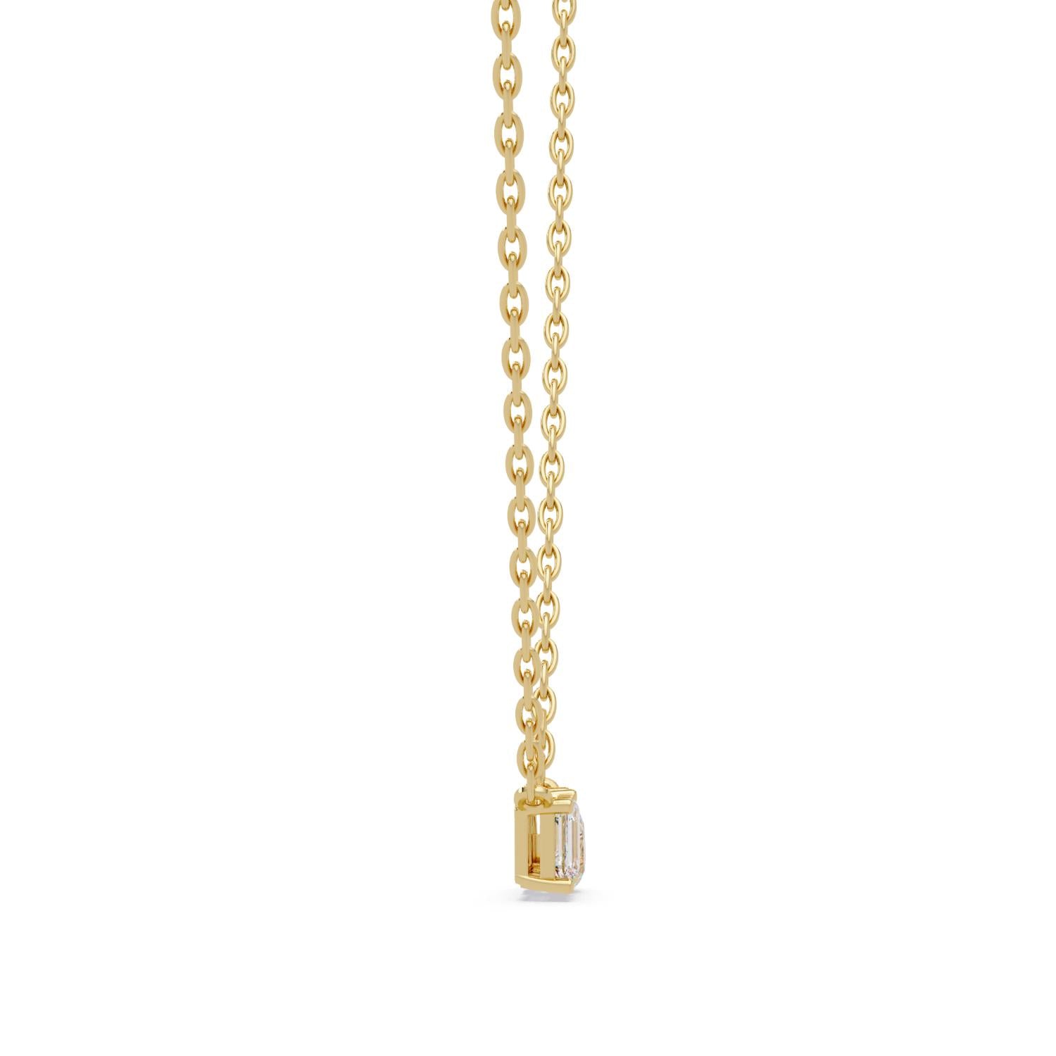 3.80 Ct Lab Grown Diamond Two Stone Necklace- Sterling Silver