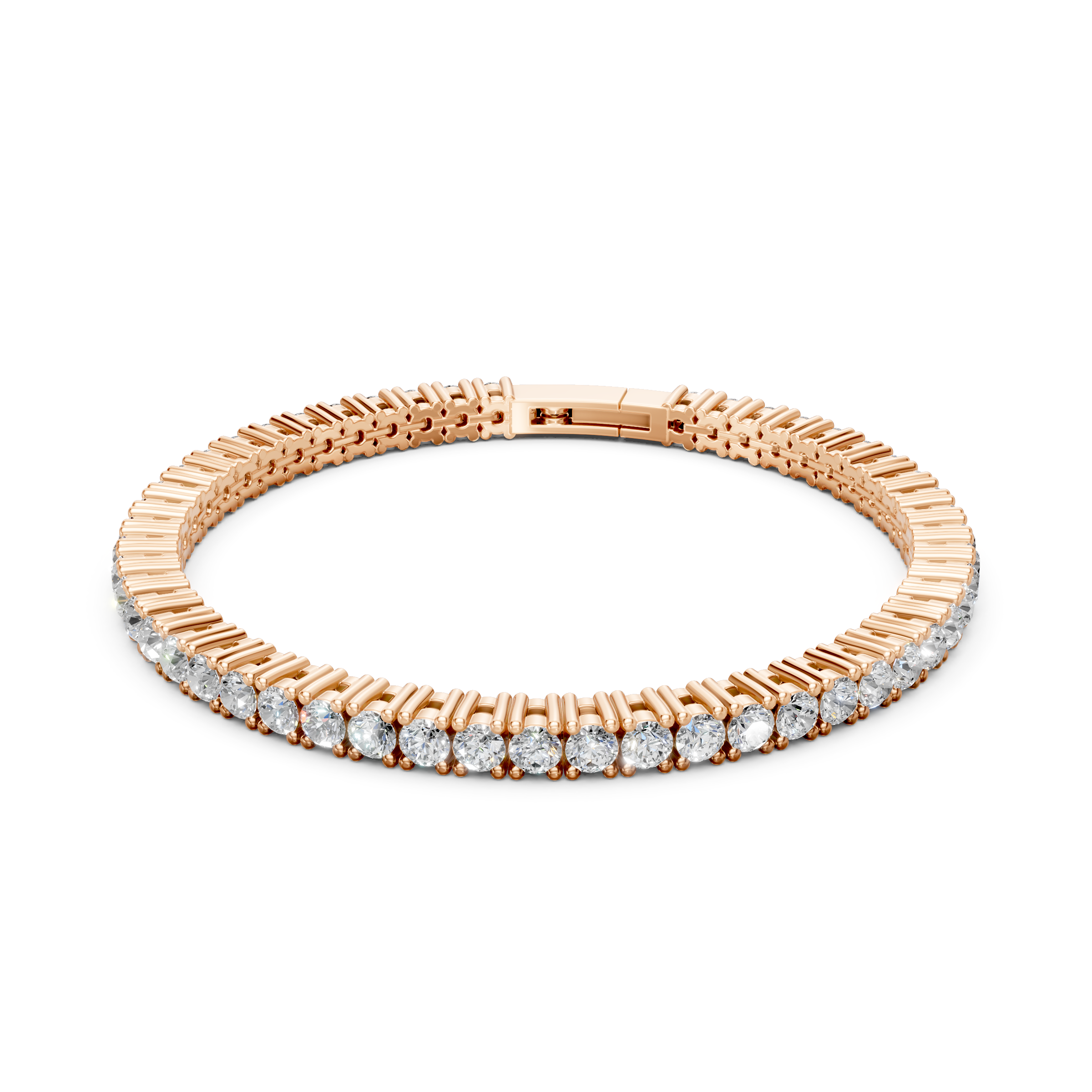 Lab Grown Diamond 5.40 CTW Tennis Bracelet-925 Sterling Silver