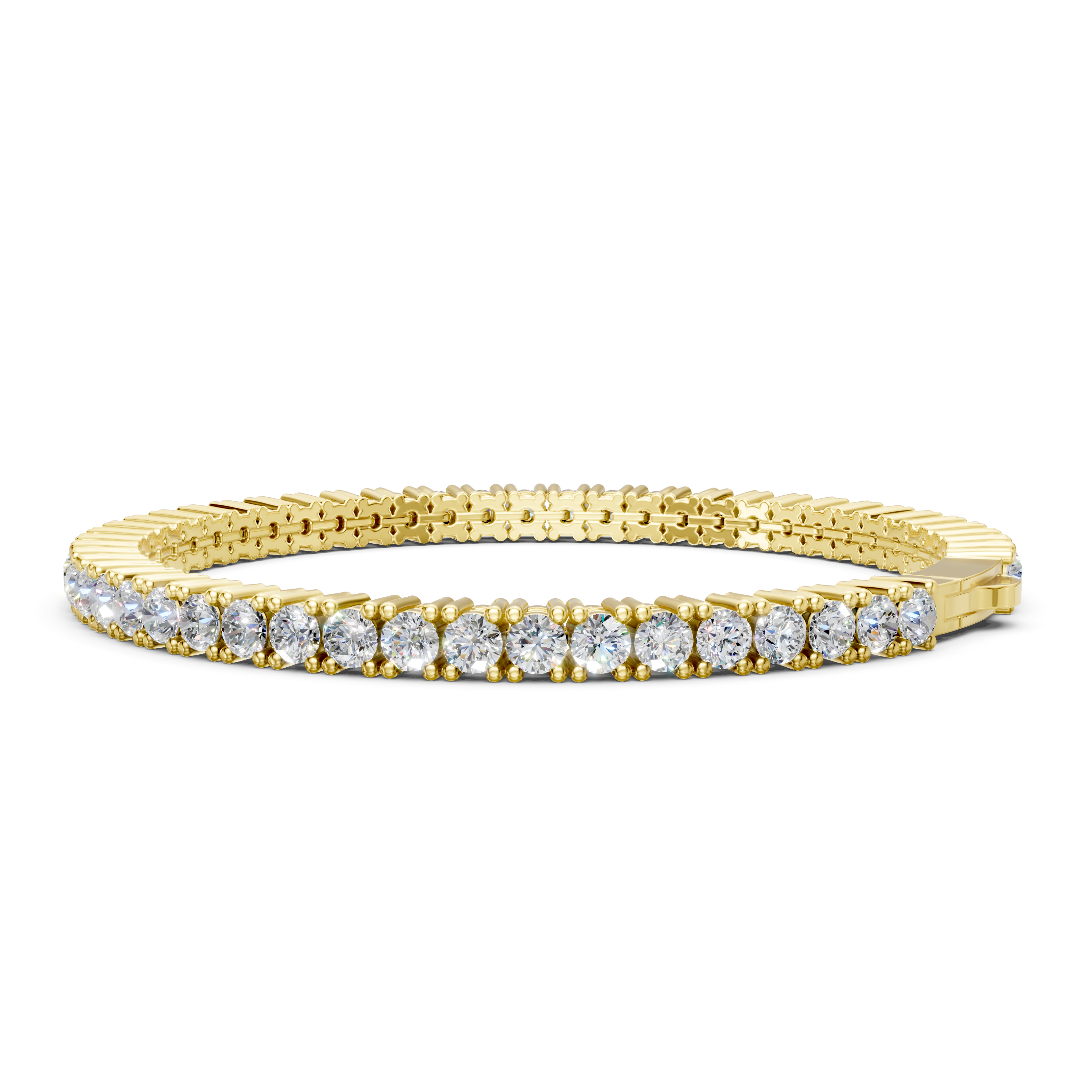 Lab Grown Diamond 5.40 CTW Tennis Bracelet-925 Sterling Silver