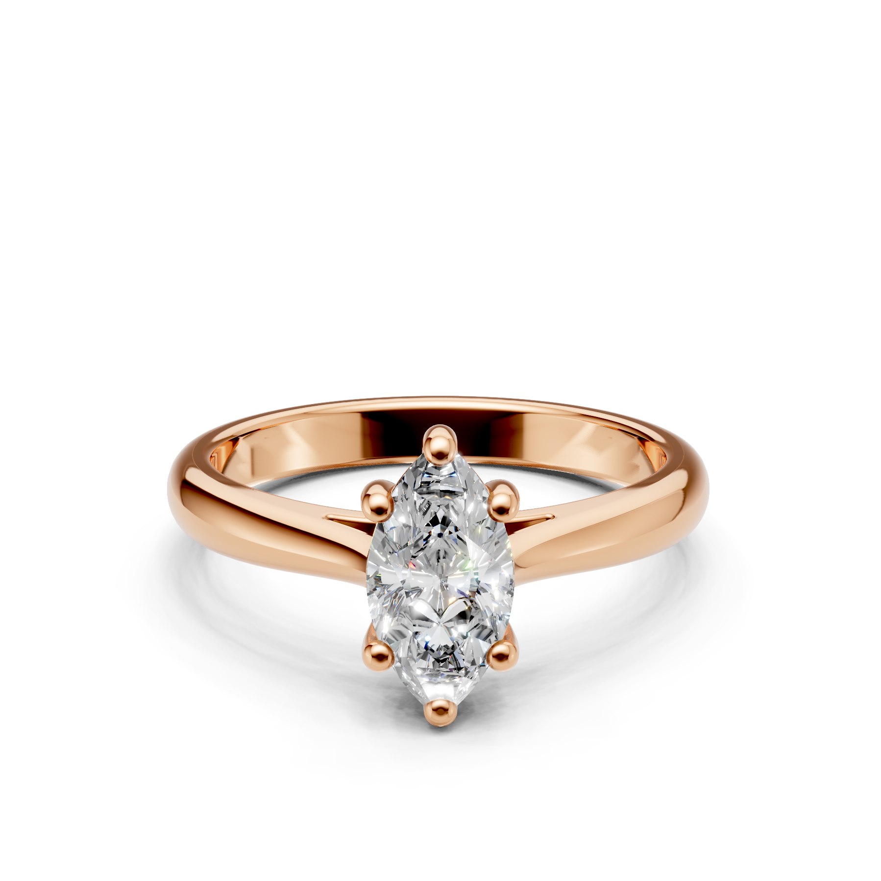 Lab Grown Diamond 1.00 CTW Solitaire Ring- Sterling Silver