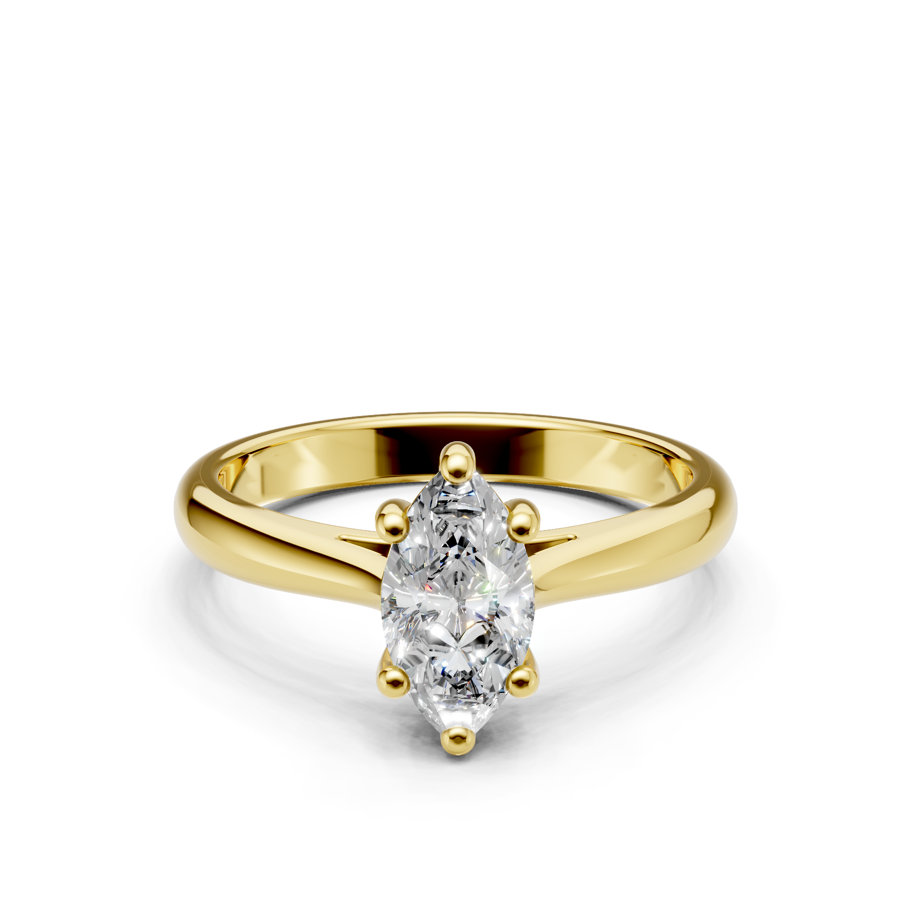 Lab Grown Diamond 1.00 CTW Solitaire Ring- Sterling Silver