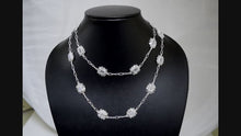 Load and play video in Gallery viewer, 8.50 CTW Diamond Polki Moonstone Necklace