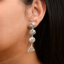 Load image into Gallery viewer, 3.10 CTW Diamond Polki Long Dangle Earrings