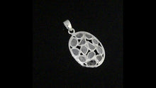 Load and play video in Gallery viewer, 0.50 CTW Diamond Polki Oval Shape Pendant
