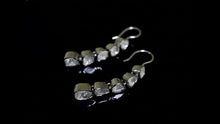 Load and play video in Gallery viewer, 2 CTW Diamond Polki Dangle Earrings
