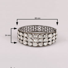Load image into Gallery viewer, 16.50 CTW Diamond Polki Solid Bracelet