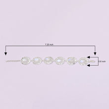 Load image into Gallery viewer, 4 CTW Diamond Polki Victorian Moonstone Bracelet