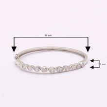 Load image into Gallery viewer, 2.20 CTW Diamond Polki Bangle Bracelet