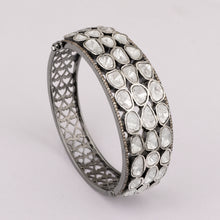 Load image into Gallery viewer, 16.50 CTW Diamond Polki Solid Bracelet