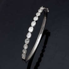 Load image into Gallery viewer, 2.20 CTW Diamond Polki Bangle Bracelet