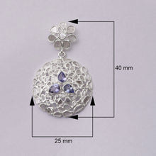 Load image into Gallery viewer, 5 CTW Diamond Polki Tanzanite Earrings