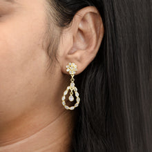 Load image into Gallery viewer, 2.70 CTW Diamond Polki Dangle Earrings
