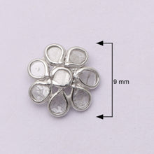 Load image into Gallery viewer, 0.80 CTW Diamond Polki Floral Studs