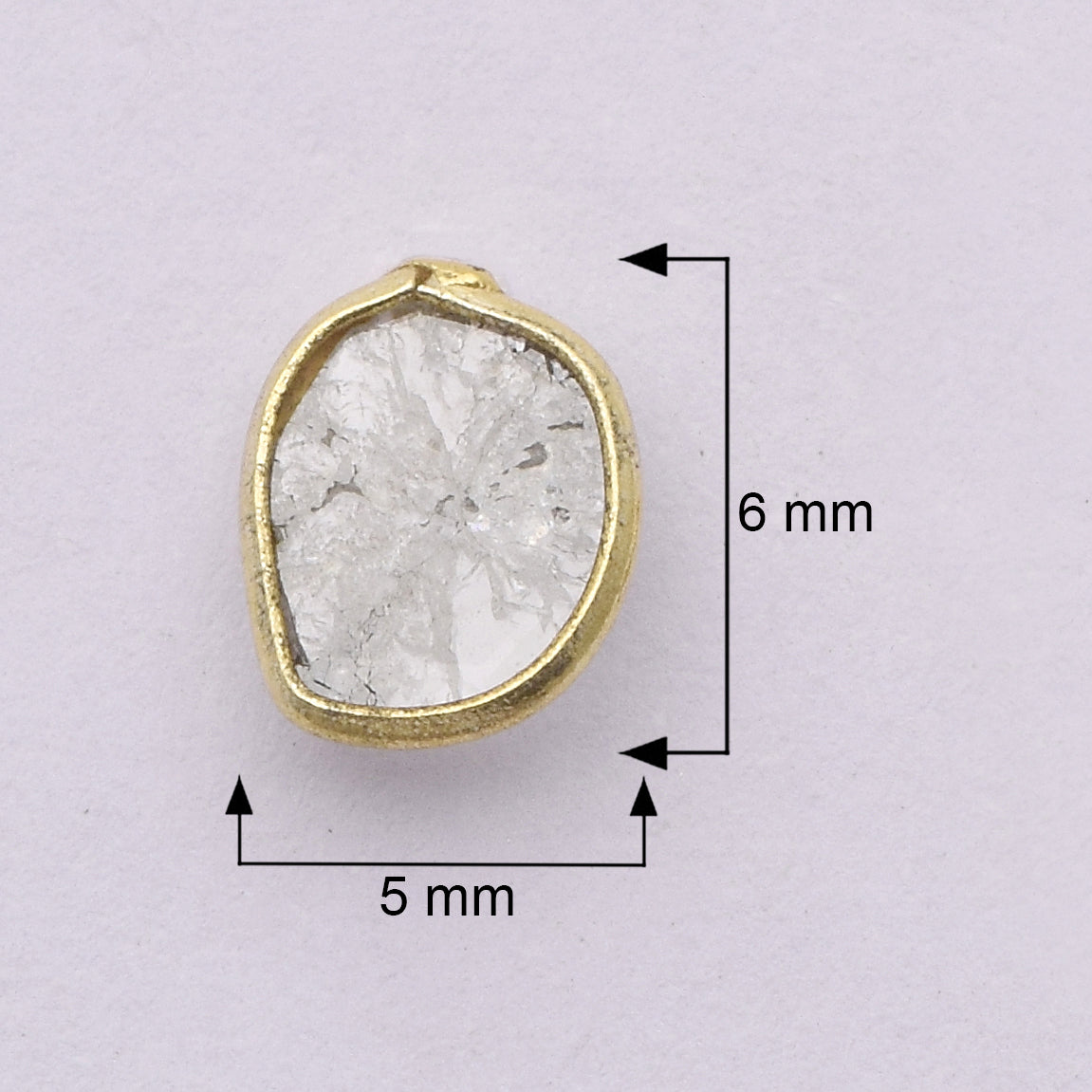 0.15 CTW Diamond Polki Tiny Studs