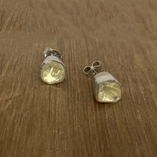 Load image into Gallery viewer, 1 CTW Yellow Diamond Polki Solitaire Studs