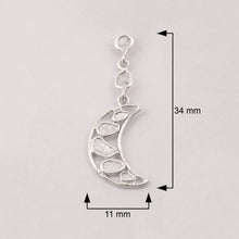 Load image into Gallery viewer, 0.50 CTW Diamond Polki Crescent Moon Earrings

