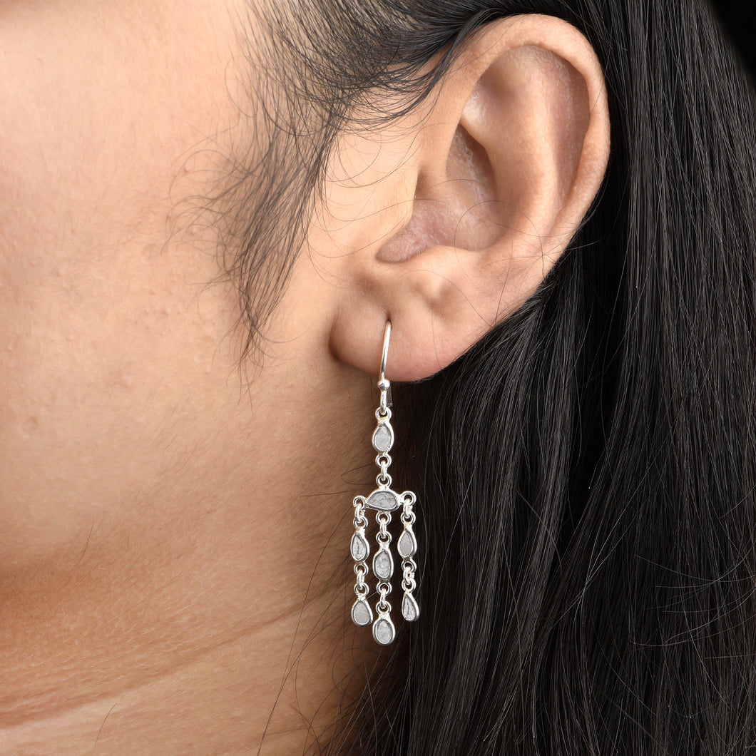1 CTW Diamond Polki Earrings