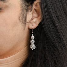 Load image into Gallery viewer, 1.50 CTW Diamond Polki Beaded Dangle Earrings
