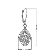 Load image into Gallery viewer, Artisan Crafted 0.50 CTW Polki Diamond Drop Glinting Earrings