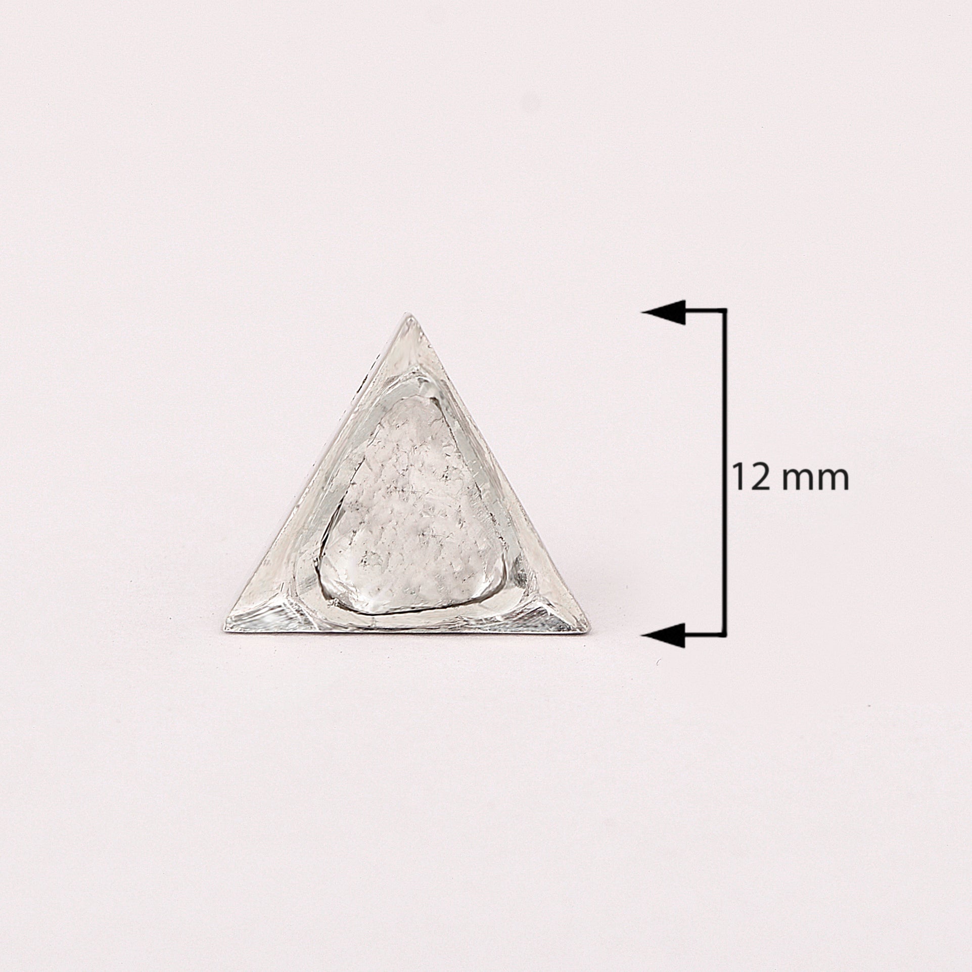 1.20 CTW Diamond Polki Triangular Stud Earrings
