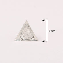 Load image into Gallery viewer, 1.20 CTW Diamond Polki Triangular Stud Earrings