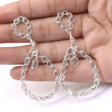 Load image into Gallery viewer, 4 CTW Diamond Polki Dangle Earrings