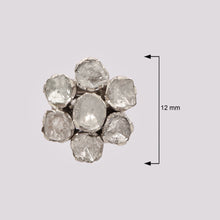 Load image into Gallery viewer, 0.70 CTW Diamond Polki Floral Stud Earring
