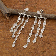 Load image into Gallery viewer, 3 CTW Diamond Polki Dangle Chandelier Earrings