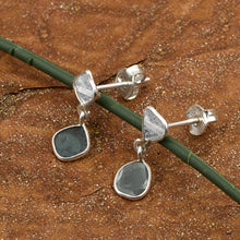 Load image into Gallery viewer, 1 CTW Blue Diamond Polki Studs Earrings
