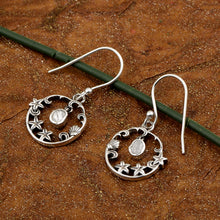 Load image into Gallery viewer, 0.25 CTW Polki Diamond Drop Earrings