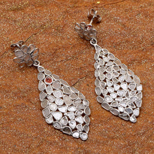 Load image into Gallery viewer, 3.50 CTW Diamond Polki Dangle Earrings