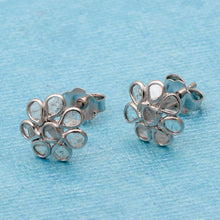 Load image into Gallery viewer, 0.80 CTW Diamond Polki Floral Studs