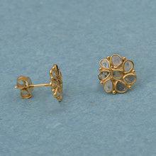 Load image into Gallery viewer, 1 CTW Diamond Polki Tinny Floral Studs
