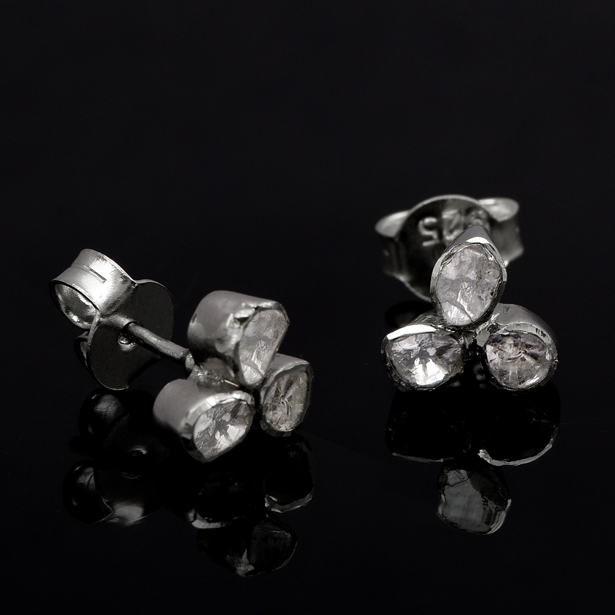 0.50 CTW Diamond Polki Tiny Studs