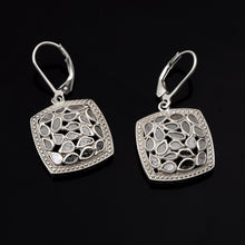 Load image into Gallery viewer, 1.50 CTW Diamond Polki Square Dangle Earring
