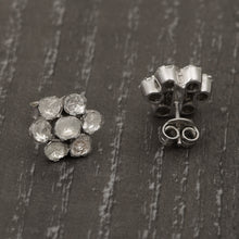 Load image into Gallery viewer, 0.70 CTW Diamond Polki Floral Stud Earring