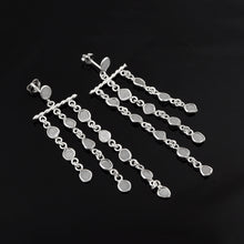 Load image into Gallery viewer, 3 CTW Diamond Polki Dangle Chandelier Earrings