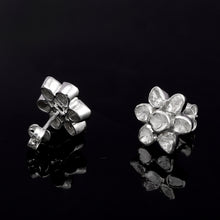 Load image into Gallery viewer, 0.50 CTW Diamond Polki Flower Stud Earrings